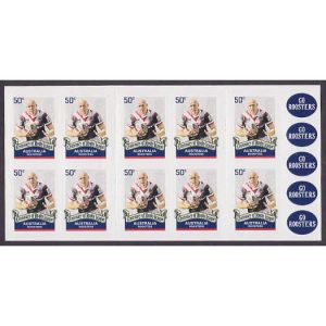 2008 Sydney Roosters NRL Stamp Booklet No 145