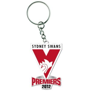 2012 Sydney Swans AFL Premiers Trofe Keyring Badge