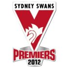 2012 Sydney Swans AFL Premiers Pin Badge