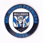 2012 Canterbury Bankstown Bulldogs NRL Minor Premiers Pin Badge a