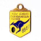 1966-67 NSW Leagues Club Bowling Club Member Badge