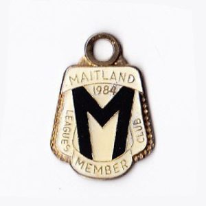 1984 Maitland Leagues Club Member Badge