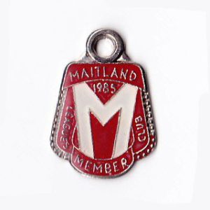1985 Maitland Leagues Club Member Badge