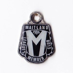 1986 Maitland Leagues Club Member Badge