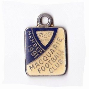 1981 Macquarie Football Club Member Badge