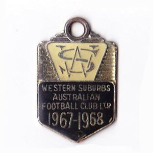 1967-68 Western Suburbs Football Club Member Badge