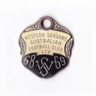 1968-69 Western Suburbs Football Club Member Badge