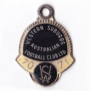 1970-71 Western Suburbs Football Club Member Badge