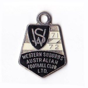 1971-72 Western Suburbs Football Club Member Badge