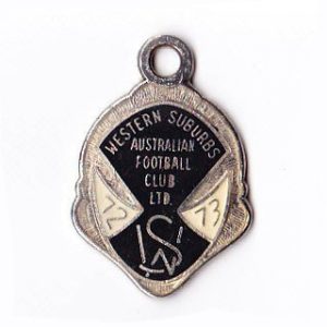 1972-73 Western Suburbs Football Club Member Badge