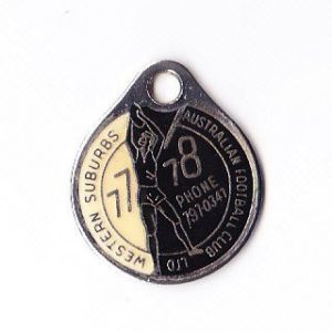 1977-78 Western Suburbs Football Club Member Badge