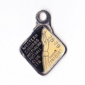 1978-79 Western Suburbs Football Club Member Badge