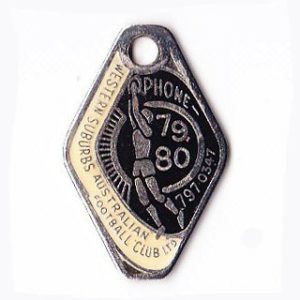 1979-80 Western Suburbs Football Club Member Badge
