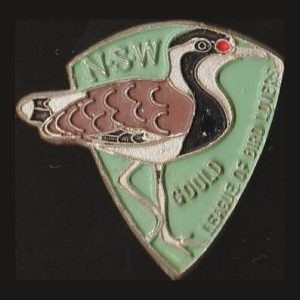 1955 Gould League of Bird Lovers NSW Member Badge Pin