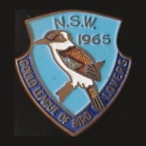 1965 Gould League of Bird Lovers NSW Member Badge Pin