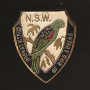 1961 Gould League of Bird Lovers NSW Member Badge Pin