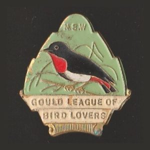 1947 Gould League of Bird Lovers NSW Member Badge Pin s