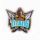 2007 Gold Coast Titans NRL Logo Trofe Pin Badge