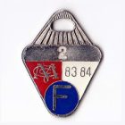 1983-84 Melbourne Cricket Club Full Member Badge No 2