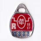 1986-87 Melbourne Cricket Club Restricted Member Badge