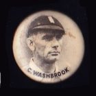 1946-47 C Washbrook Australian & English Players Button Badge