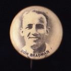 1946-47 Don Bradman Australian & English Players Button Badge