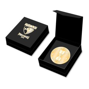 2014 Hawthorn Hawks AFL Premiers Medal Pin Badge