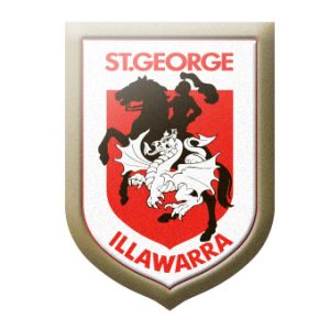 2014 St George Illawarra Dragons NRL Logo LE Pin Badge