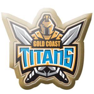 2014 Gold Coast Titans NRL Logo LE Pin Badge