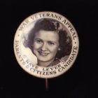 1945 War Veterans Button Badge 22mm