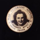 1945 War Veterans Button Badge 22mm 1s