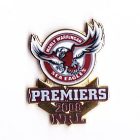 2008 Manly Warringah Sea Eagles NRL Premiers Pin Badge