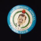 1940s War Orphans Button Badge 25mm 1s