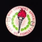 1940s War Orphans Button Badge 25mm 1s