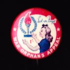 1940s War Orphans Button Badge 25mm 1s