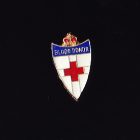 1960s Red Cross Clasp Pin