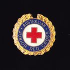 1960s Red Cross Clasp Pin