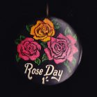 1940s Rose Day Button Badge 25mm 1s