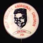 1960s Aboriginal Educuation for Children Button Badge 26mm 20c