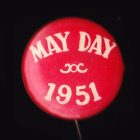 1951 May Day Button Badge 22mm
