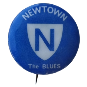 1968 Newtown Blues NSWRL Supporter Scanlens Button Badge