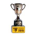 2015 Hawthorn Hawks AFL Premiers Cup Pin Badge