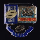 1997 WCC Super League Bulldogs v Mariners Pin Badge