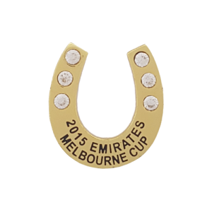 2015 Melbourne Cup Horseshoe Pin Badge