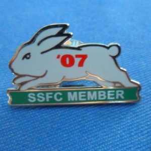 2007 South Sydney Rabbitohs NRL Member Pin Badge
