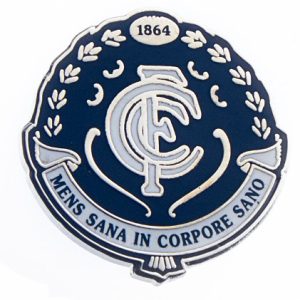 2016 Carlton Blues AFL Logo Trofe Pin Badge