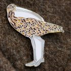 2016 BirdLife Eastern Curlew Pin Badge