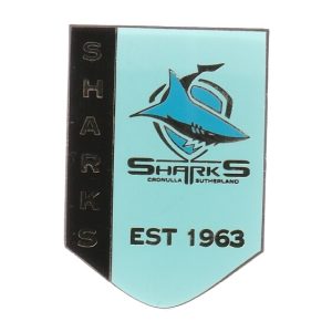 2011 Cronulla Sutherland Sharks NRL Year Established Home Pin Badge