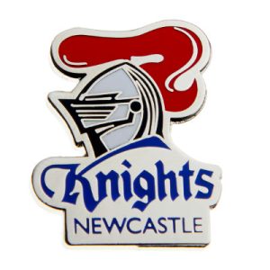 2017 Newcastle Knights NRL Logo Trofe Pin Badge