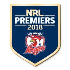 2018 Sydney Roosters NRL Premiers Logo Pin Badge